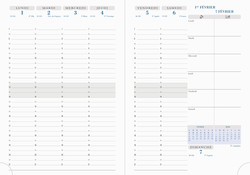 Agendas Exacompta 2026 - Mod�le Visuel broch� - 20442E - Trac�