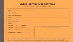 Livret individuel de contrôle autocopiant pour personnel routier - Cerfa 47-0100 - Couverture