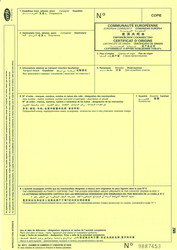 Certificat d'Origine - Cerfa 11012*01 - Copie laser x 100