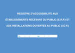 Registre d&#039;Accessibilit pour Etablissements Recevant du Public