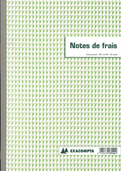 Notes de frais - Carnet de 50 fiches carbonnes - 3144E