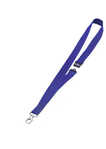 Cordon textile bleu pour porte-badges - Pack de 10 exemplaires