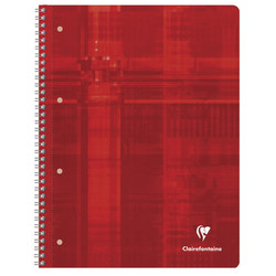 Cahier Clairefontaine A4+ avec feuilles blanches dtachables - 82510C - Rouge