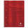 Cahier quadrill Clairefontaine A4+ - Feuilles bord couleur - 8249C - Rouge