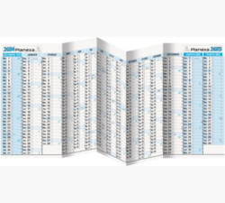 Planning mural 2024 Exacompta - Planexa 34500E - 15 mois - Ouvert