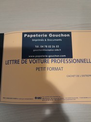 Lettre de voiture nationale-5 EX