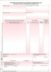 Dclaration pour le transport de marchandises dangereuses par route - Cerfa 47-0162