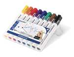 Marqueur pour tableau blanc effacable  sec - Staedtler Lumocolor 351 WP8 - Ouvert