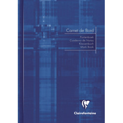 Carnet de bord Clairefontaine pour enseignants - Format A5 - Bleu