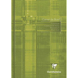 Carnet de bord Clairefontaine pour enseignants - Format A5 - Vert