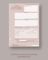 Contrat de sous location commerciale X 1