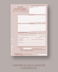 Contrat de sous location commerciale X 1
