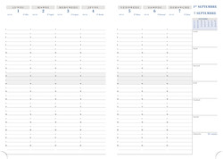 Agendas Exacompta - Modle SAD 29 - 16 mois de Sept 2023  Dc 2024