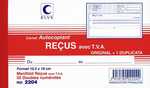 Carnet de reus autocopiants avec case TVA - Elve 2204