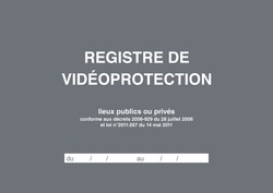 Registre de vidoprotection