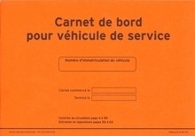 Carnet de bord pour vhicule de service