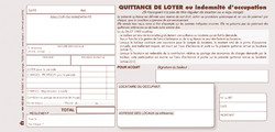 Carnet de 50 Quittances en triplicata - Tissot IGC-852