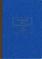 Registre des mouvements de titres en livret - Le Dauphin 90120