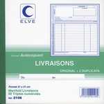 Carnet de 50 bons de livraison en triplicata - Format carr - 2106