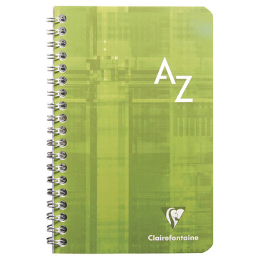 Carnet répertoire alphabétique à spirale - Clairefontaine 8509C en vente à  lyon - Papeterie Gouchon