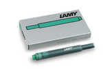 Cartouche Lamy T10 pour stylo plume - Boite de 5 cartouches verte