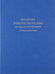 Livre de police - Registre d&#039;objets mobiliers pour Antiquaires - Marque Elve