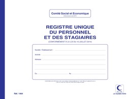 Registre du Personnel - Format A4 - Couverture