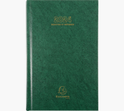 Agenda Exacompta 2024 - Modle Recettes Dpenses - 38173E