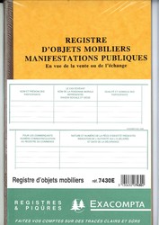 Registre Objets Mobiliers Manifestations Publiques