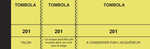 Carnet de 100 tickets pour tombola numrots - Elve coloris jaune