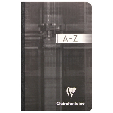 Carnet répertoire alphabétique broché - Clairefontaine 9599C en vente à  lyon - Papeterie Gouchon
