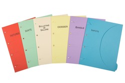 Pack 6 chemises Smartfolder pour classeur - Thme Maison - Dtail