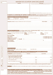 Mandat de location immobilire simple - Tissot ILM-174