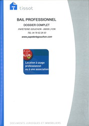 Bail pour locaux professionnels, bureaux, associations - Kit Tissot ILD-LOC29